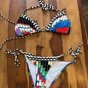 B swim bikini xs bottom and small top